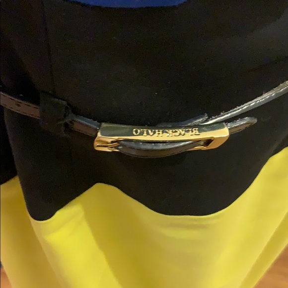 Black Halo Jackie O Tri color Dress - Picture 6 of 8